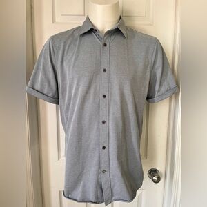 Mens Kit and Ace Short Sleeve Button Up Shirt Large